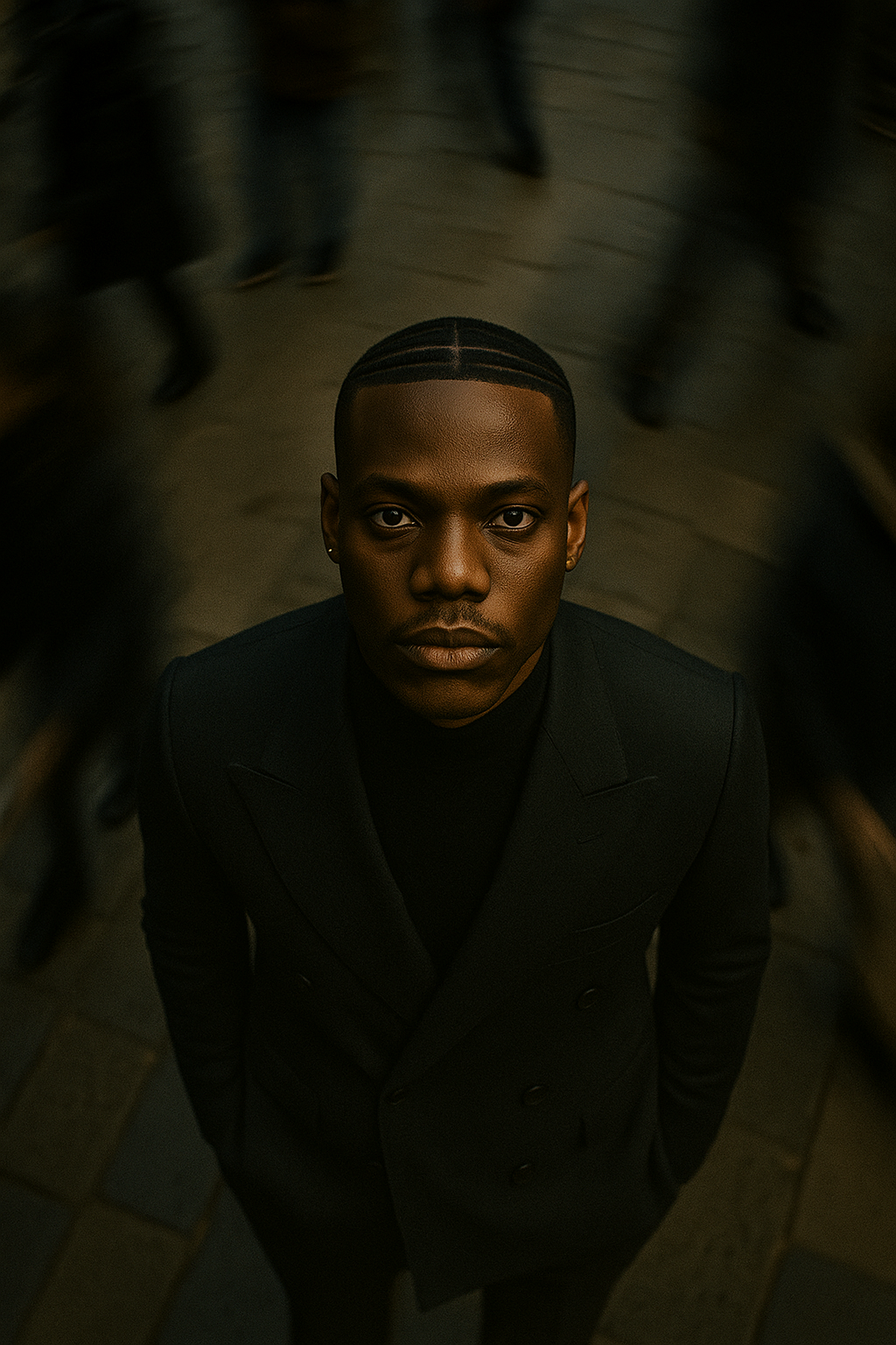 Stylish Black man wearing Auralux casual collection